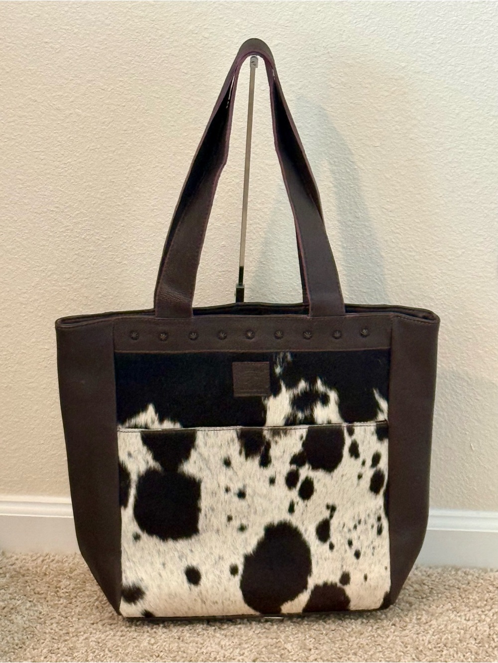 Rafter T Cowhide & Leather Tote Bag